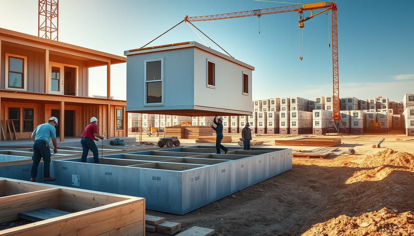modular home construction time