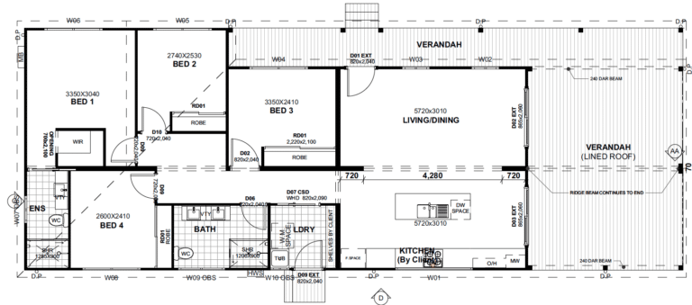 4Bedrooms Design Plan