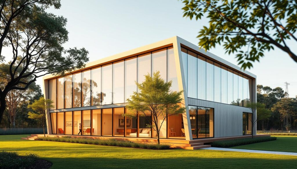sustainable prefab commercial office building standards